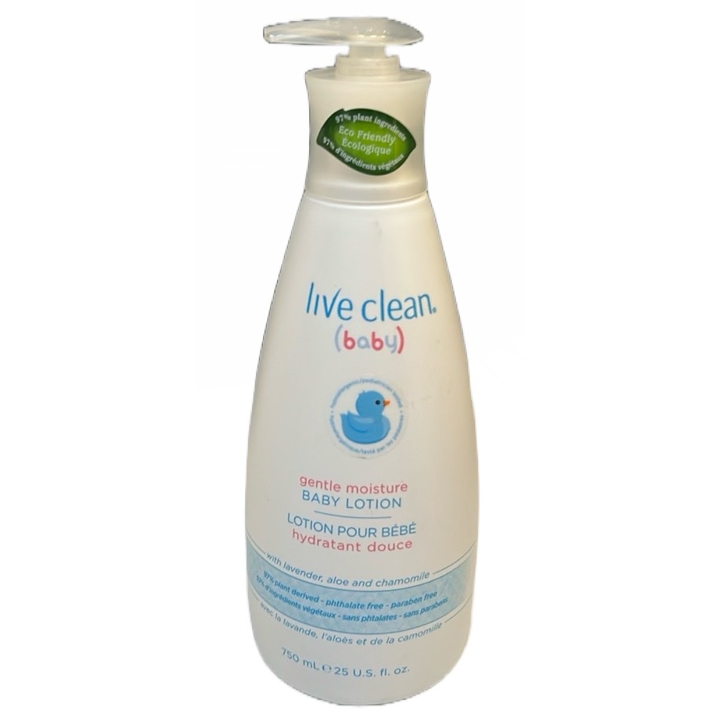 Live Clean Baby Gentle Moisture Baby Lotion, 750 mL (25 fl oz.) NEW